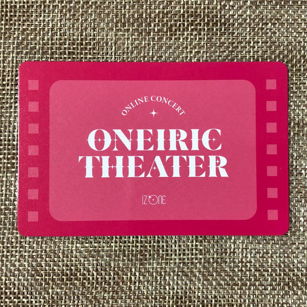 IZ*ONE CHAEYEON #2 [ ONEIRIC THEATER ] Official Photocard / New / Gift