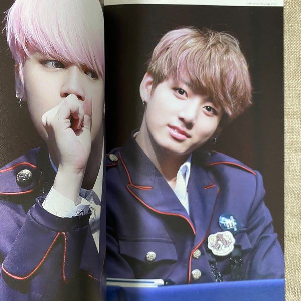 BTS JUNGKOOK JIMIN [ Rosso Azure Exhibition Photobook ] 100 pg, 21x30 cm/New/GFT
