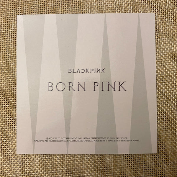 BLACKPINK LISA #1 [ Born Pink Kit ] Official Square Photocard / New / Gift