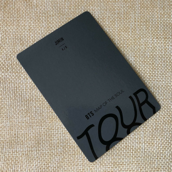 BTS JIMIN 4/8 [ Map Of The Soul Tour ] Official Mini Photocard / New / Gift