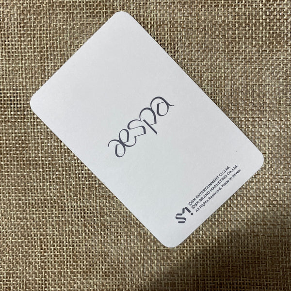 AESPA WINTER [ Black Mamba Official Hologram Photocard ] New, Rare / Gift