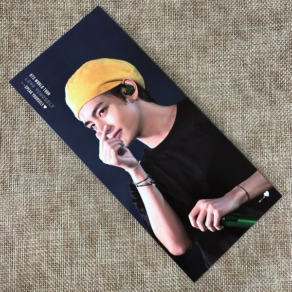 BTS V TAEHYUNG [Speak Yourself World Tour London DVD] Official Bookmark / Gift