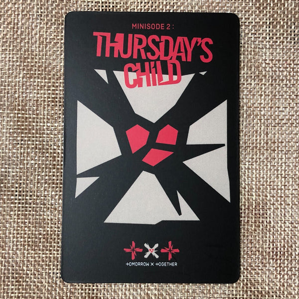 TXT HUENINGKAI [Minisode 2 Thursday's Child] Official Lenticular Photocard /+G