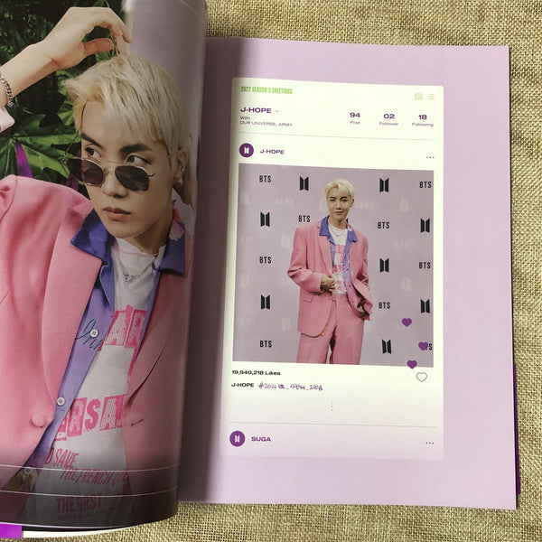 BTS GROUP [ 2022 Season's Greetings ] Official Photobook / New / Gift