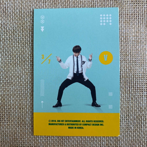 BTS V 3/7 [ 3rd Muster ARMY.ZIP ] Official Player Card Photocard / New / Gift