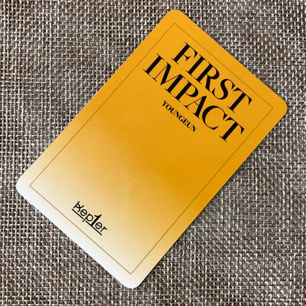 KEP1ER YOUNGEUN [ FIRST IMPACT ] Official Photocard, Connect - Ver. / New / Gift