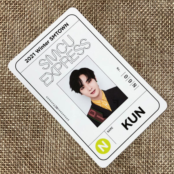 NCT 127 KUN [ 2021 Winter SMTOWN SMCU EXPRESS ] Official Photocard / New / Gift