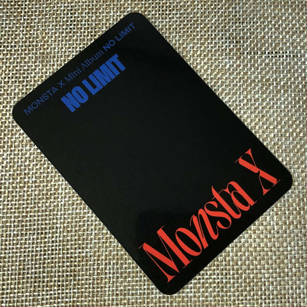 MONSTA X MINHYUK HYUNGWON [No Limit] Official Photocard, Mini Album / New / Gift