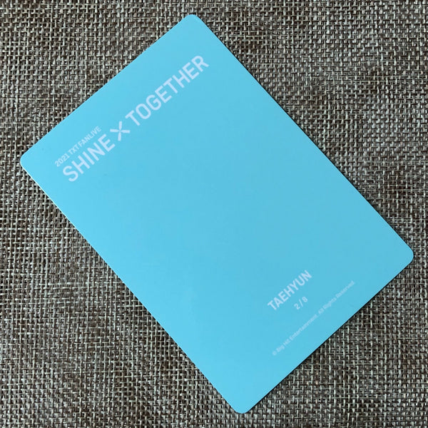 TXT TAEHYUN 2/8 [2021 Shine Together Fanlive] Official Mini Photocard / Gift