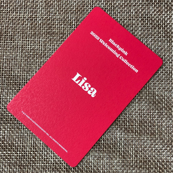 BLACKPINK LISA #2 [ 2022 Welcoming Collection ] Official Photocard / New / Gift