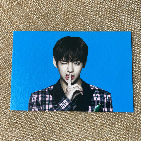BTS V 1/8 [ The Wings Tour Final Concert ] Official Mini Photocard / New / Gift