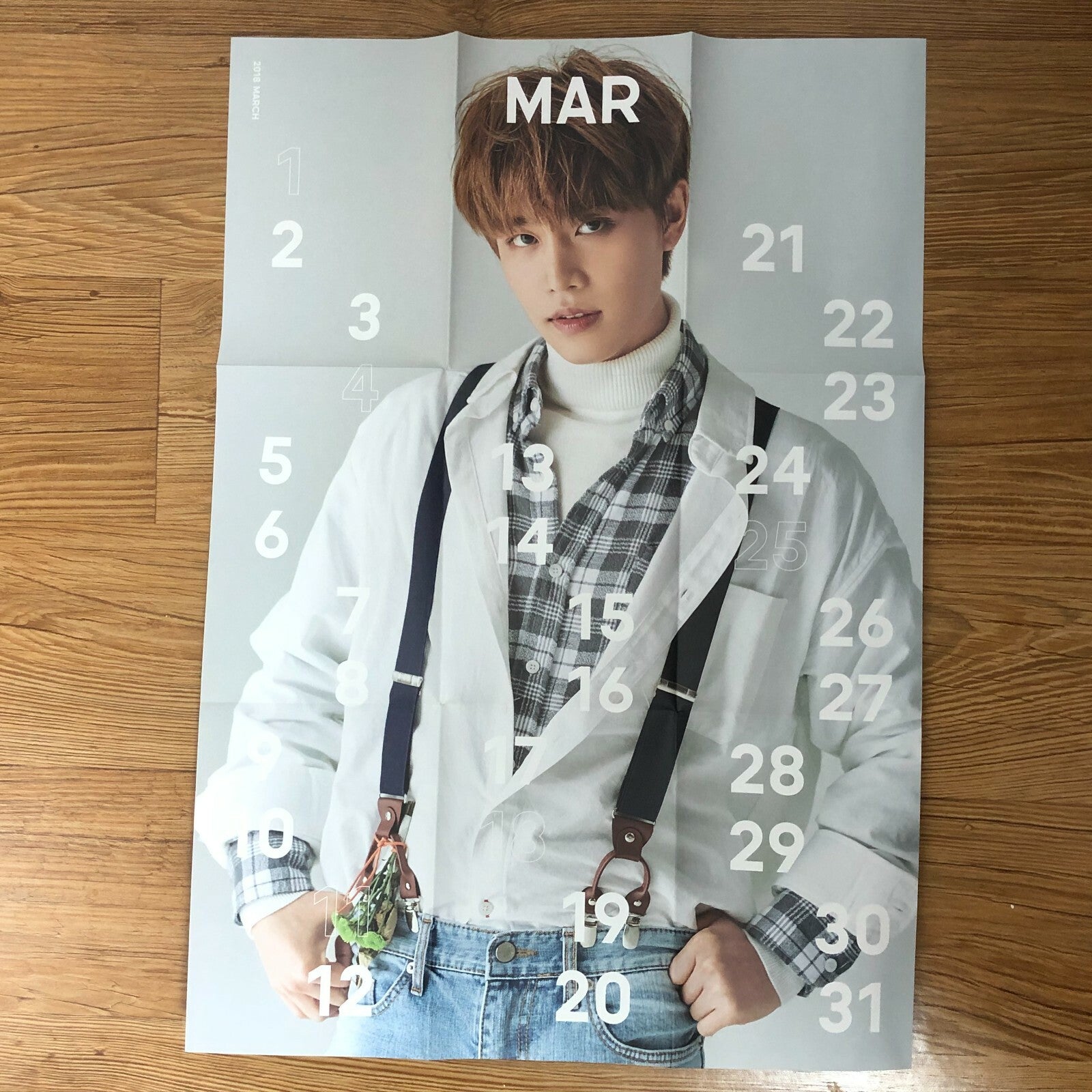 NCT 127 TAEIL [ 2018 Season's Greetings ] Official Folded Poster / New / Gift
