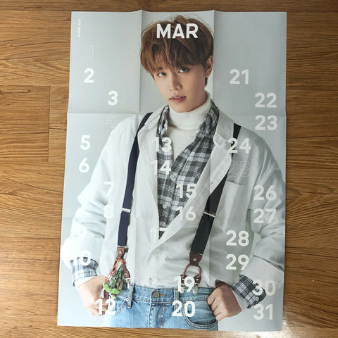 NCT 127 TAEIL [ 2018 Season's Greetings ] Official Folded Poster / New / Gift