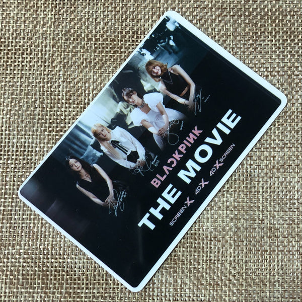 BLACKPINK GROUP #1 [The Movie CGV] Official Ticket Photocard / New, Rare / Gift