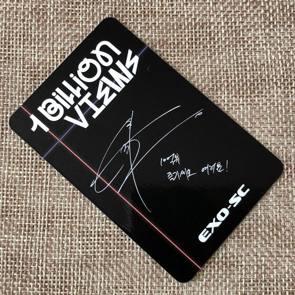EXO-SC SEHUN [ 1 Billion Views ] Official Photocard, 1st Ocean View / New / Gift