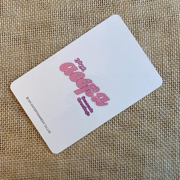 AESPA KARINA [ 2022 Season's Greetings Alladin ] Official Photocard / New / Gift