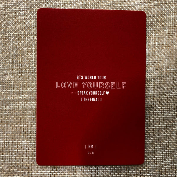 BTS RM 2/8 [ Speak Yourself The Final ] Official Mini Photocard / New / Gift