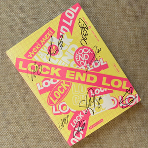 WEKI MEKI HAND SIGNED #2 [Lock End LOL] Promo 2nd Mini Album Autographed / Gift