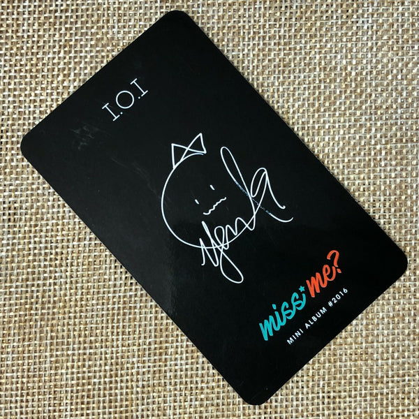 I.O.I ZHOU KYULKYUNG [Miss Me?] Official Photocard, 2nd Mini Album / New / Gift