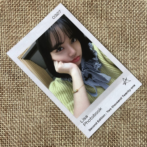 BLACKPINK LISA #2 [0327 Photobook 2nd Limited YGSelect] Official Photocard /+G