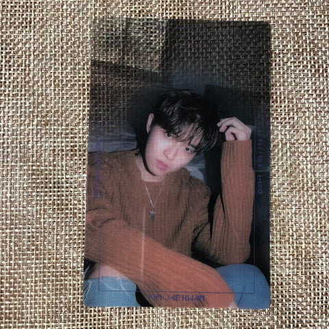 WANNA ONE KIM JAEHWAN [Nothing Without You] Official Transparent Photocard /+G