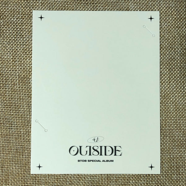 BTOB 4U SEO EUNKWANG [OUTSIDE] Official Film Photocard, Special Awake Ver / Gift