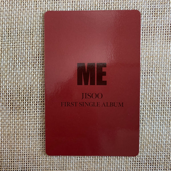 BLACKPINK JISOO #2 [ME Flower] Official Photocard, POB 1st Single / New, Rare