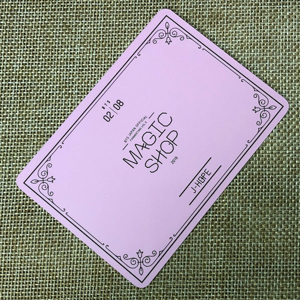 BTS J-HOPE 2/8 [MAGIC SHOP Fan Meeting Japan] Official Mini Photocard / Gift