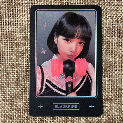 BLACKPINK LISA [Blink Lightstick Ver. 2] Official Limited Photocard / New / Gift