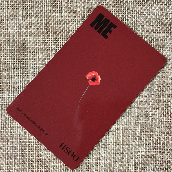 BLACKPINK JISOO [ ME ] Official Photocard, Solo 1st Single Tag Ver / New / Gift