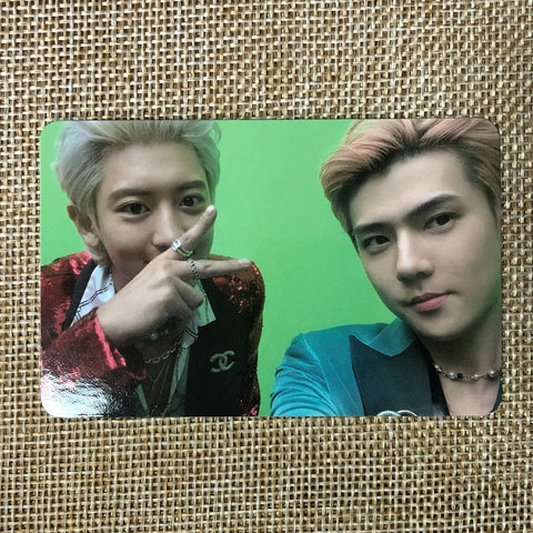 EXO SC SEHUN CHANYEOL [1 Billion Views] Official Photocard, 1st Album / Gift