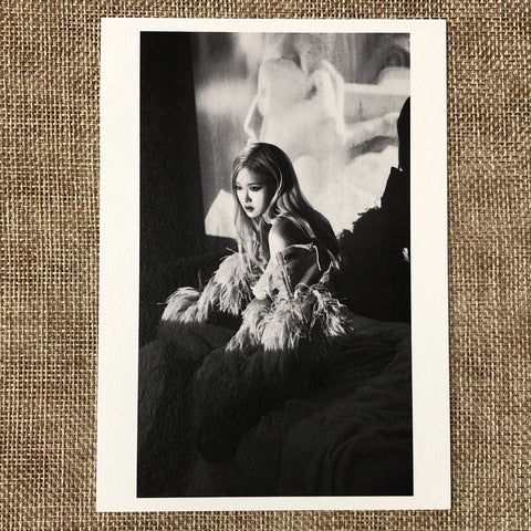 BLACKPINK ROSE #10 [ -R- ] Official Polaroid Postcard, 1st Single / New / Gift