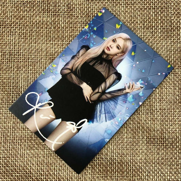 BLACKPINK ROSE [ Globe X BLACKPINK ] Official Photocard / New / Gift