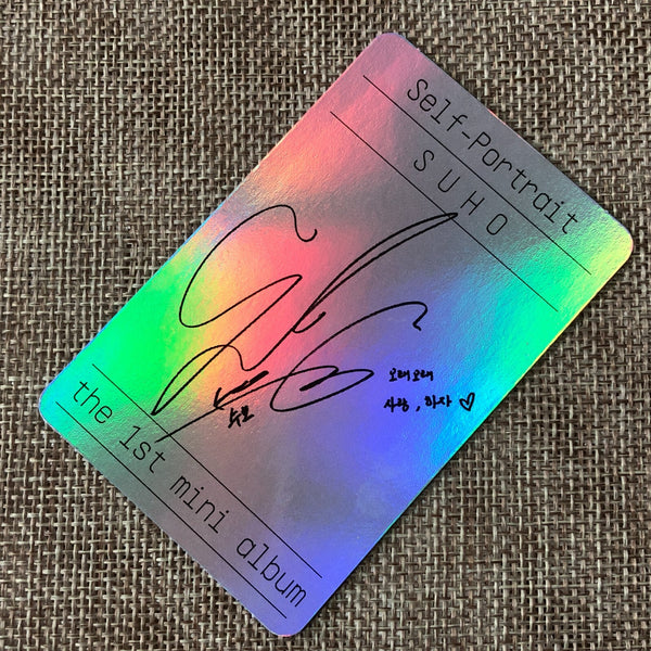 EXO SUHO #1 [ Self Portrait ] Official Photocard, 1st Mini Album / New / Gift