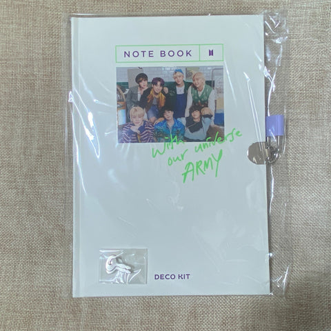 BTS GROUP [ 2022 Deco KIT ] Official Note Book with lock & key /New, Rare / Gift