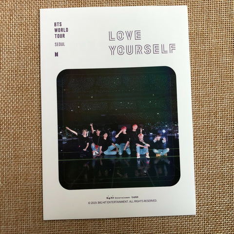 BTS [Love Yourself World Tour Seoul DVD] Official 4 Sticker Set, Pre-O / Gift