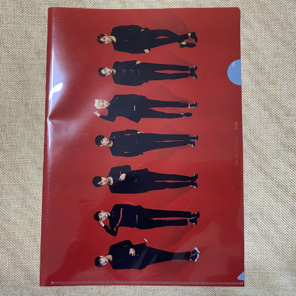 BTS [2014 Live Trilogy The Red Bullet] Official Clear File Set / New, Rare /+G
