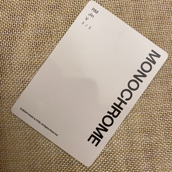 BTS V RM JIN 2/2 [2024 MD MONOCHROME MNCR] Official Mini Photocard / New / Gift