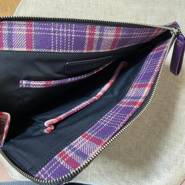 BTS x Starbucks 2020 / Tartan Check Pouch, Size Small / Official / New, Rare /+G