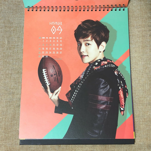 EXO GROUP [ 2014 Season's Greetings ] Calendar Only / New, Rare / Gift
