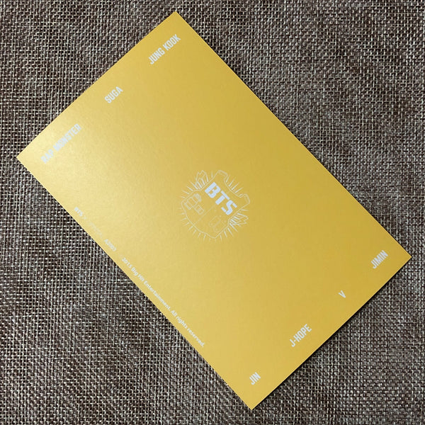 BTS UNIT #2 [GLOBAL OFFICIAL FANCLUB 2nd ARMY MEMBERSHIP KIT] Postcard / Gift