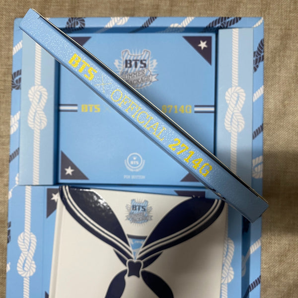 BTS 2014 Summer Package / Official Full Set Towel Photobook Pin Badges / No PC