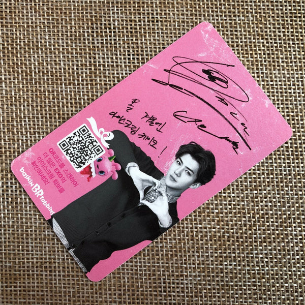 EXO SEHUN [ Baskin Robbins ] Official Photocard / New / Gift