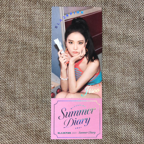BLACKPINK JISOO [ 2021 SUMMER DIARY ] Official Limited Photocard / New / Gift
