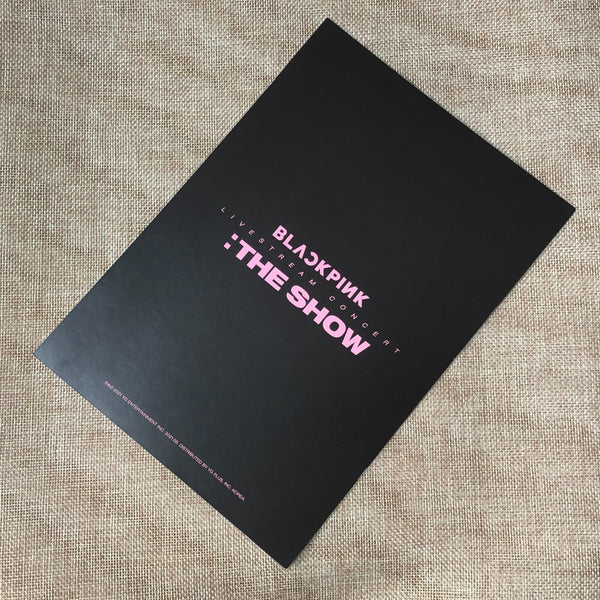 BLACKPINK GROUP #1 [ THE SHOW DVD ] Official Postcard Poster / New / Gift