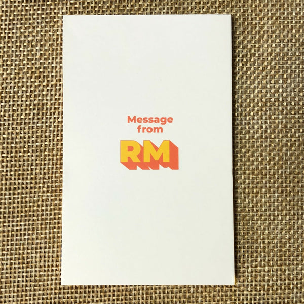 BTS RM [ Butter ] Official Folded Message Card Photocard / New / Gift