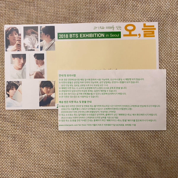 BTS 2018 #2 [  Oh Always Exhibition ] Official Ticket / New, Rare / Gift