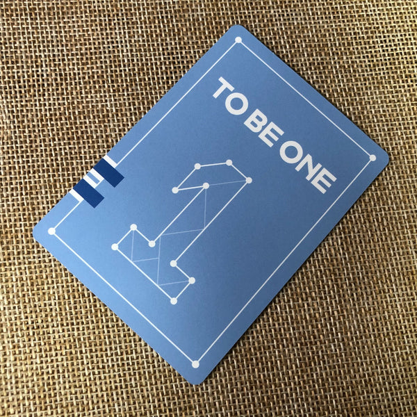 WANNA ONE GROUP [ TO BE ONE ] Official Photocard, Sky Ver / New / Gift