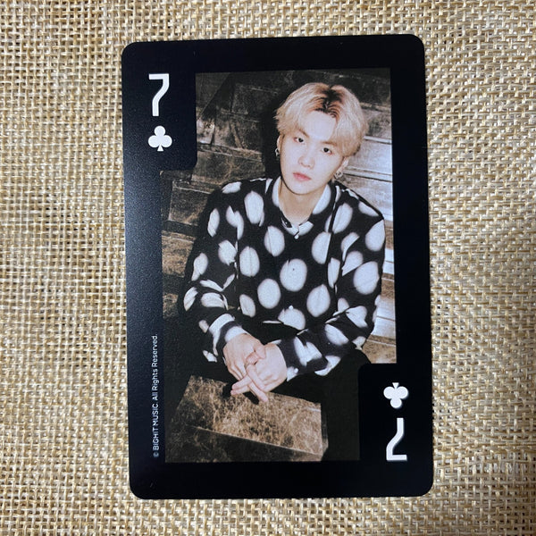 BTS SUGA [Global FC ARMY Membership Kit 9th Trump] Photocard Set / New, Rare /+G