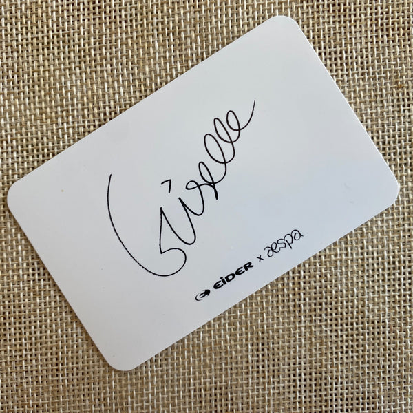 AESPA Giselle [ 2021 EIDER ] Official Limited Photocard / New, Rare / Gift